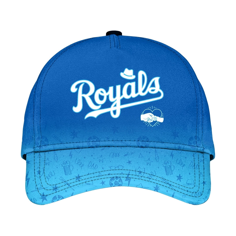 2025 KC Royals Happy Father Day Baseball Jersey Combo - Grishko.com baseball jersey product view 2