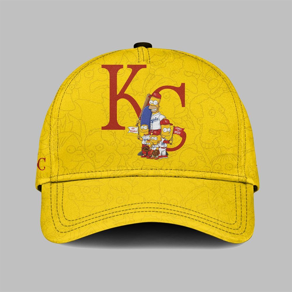 2025 KC Royals The Simpsons Jersey - Grishko.com baseball jersey product view 2