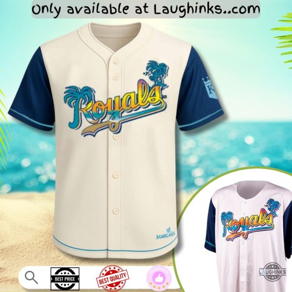 2025 Kc Royals Margaritaville Night Baseball Jersey Shirt Giveaway 30 August baseball jersey product view 1
