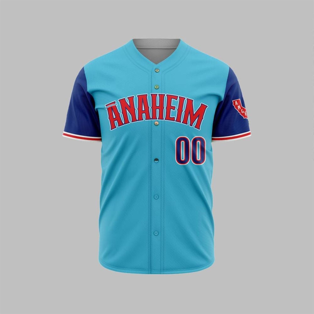 2025 LA Angels City Connect Jersey - Grishko.com baseball jersey product view 1