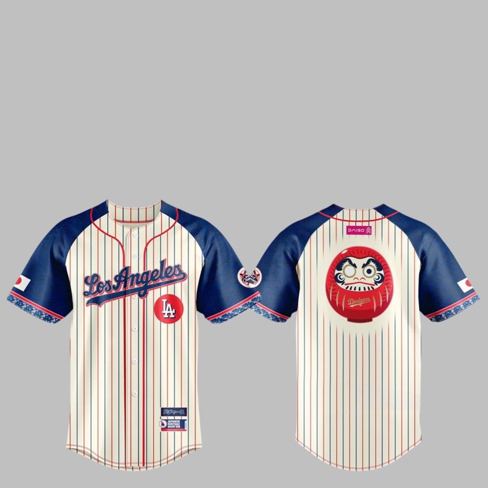 2025 Dodgers Japanese Heritage Night Jersey - Grishko.com baseball jersey product view 1