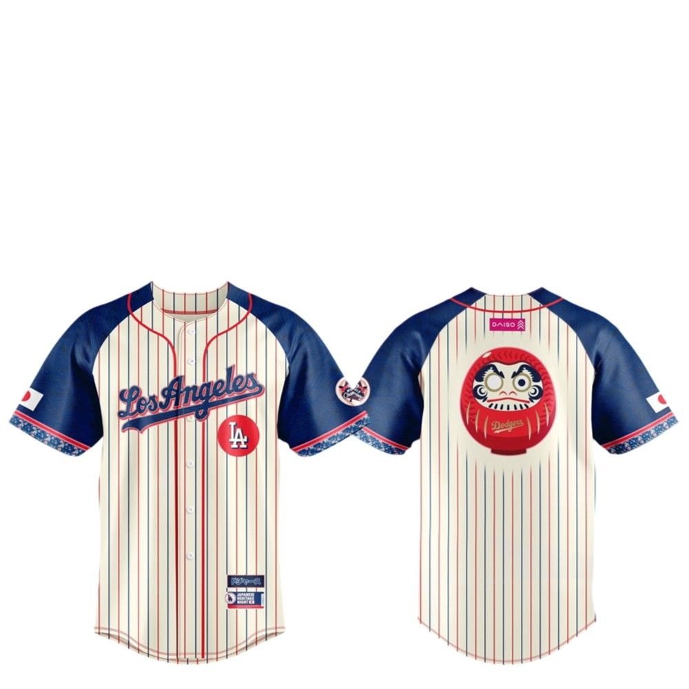 2025 Dodgers Japanese Heritage Night Jersey - Grishko.com baseball jersey product view 2