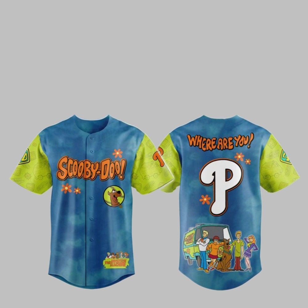 2025 Pirates Scooby-Doo Baseball Jersey baseball jersey product view 1