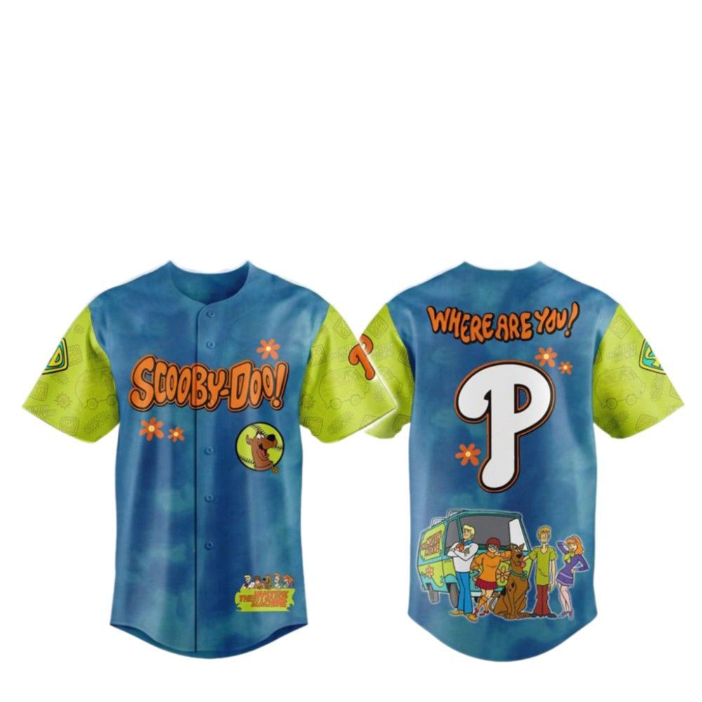 2025 Pirates Scooby-Doo Baseball Jersey baseball jersey product view 2