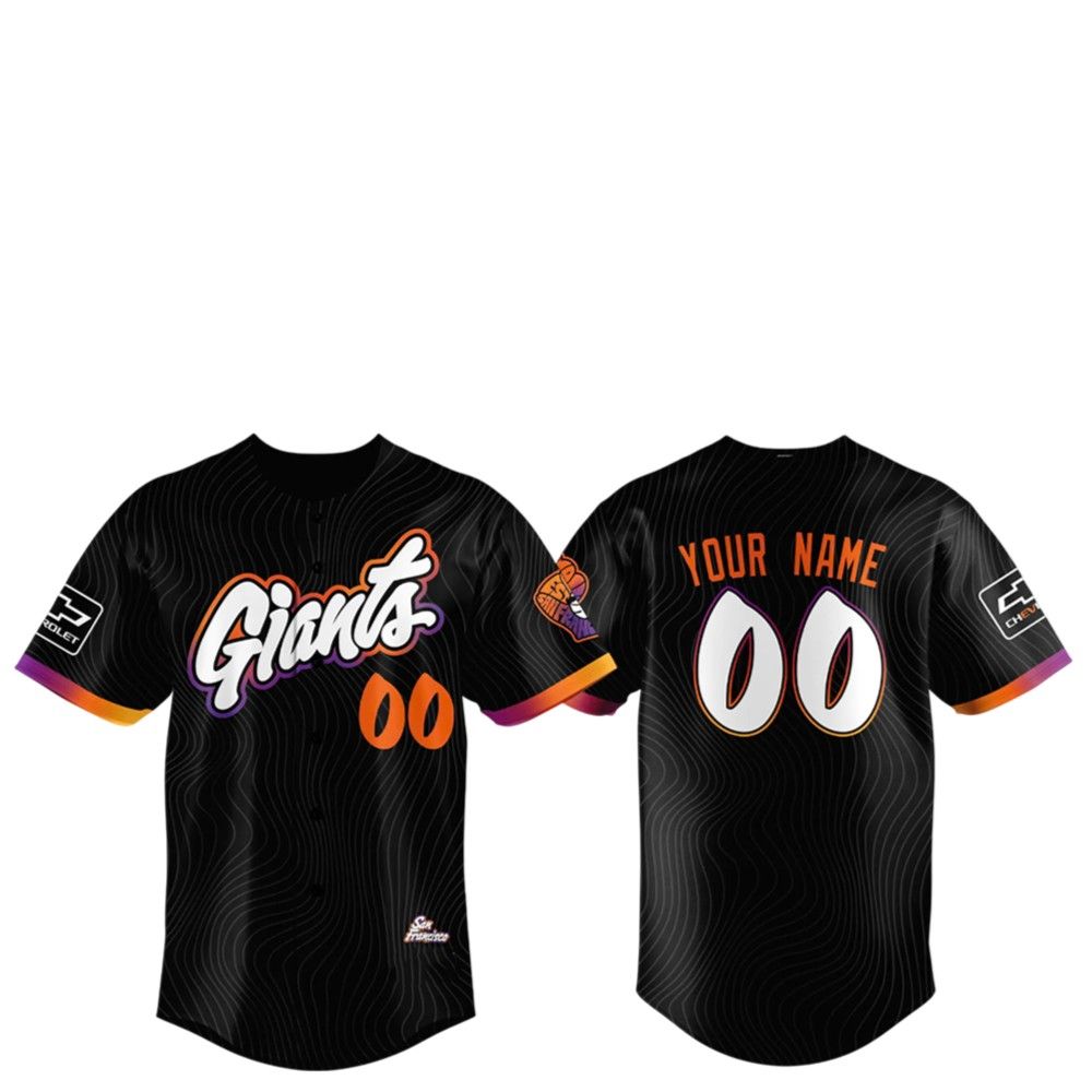 2025 SF Giants City Connect Custom Jersey baseball jersey product view 2