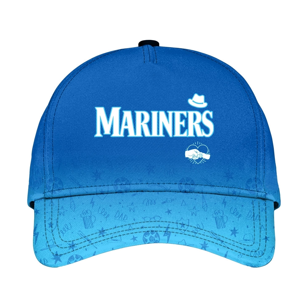2025 Seattle Mariners Happy Father Day Baseball Jersey Combo baseball jersey product view 2