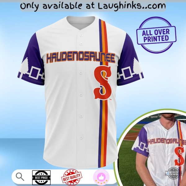 2025 Syracuse Mets Haudensosaunee Night Baseball Jersey Shirt baseball jersey product view 1