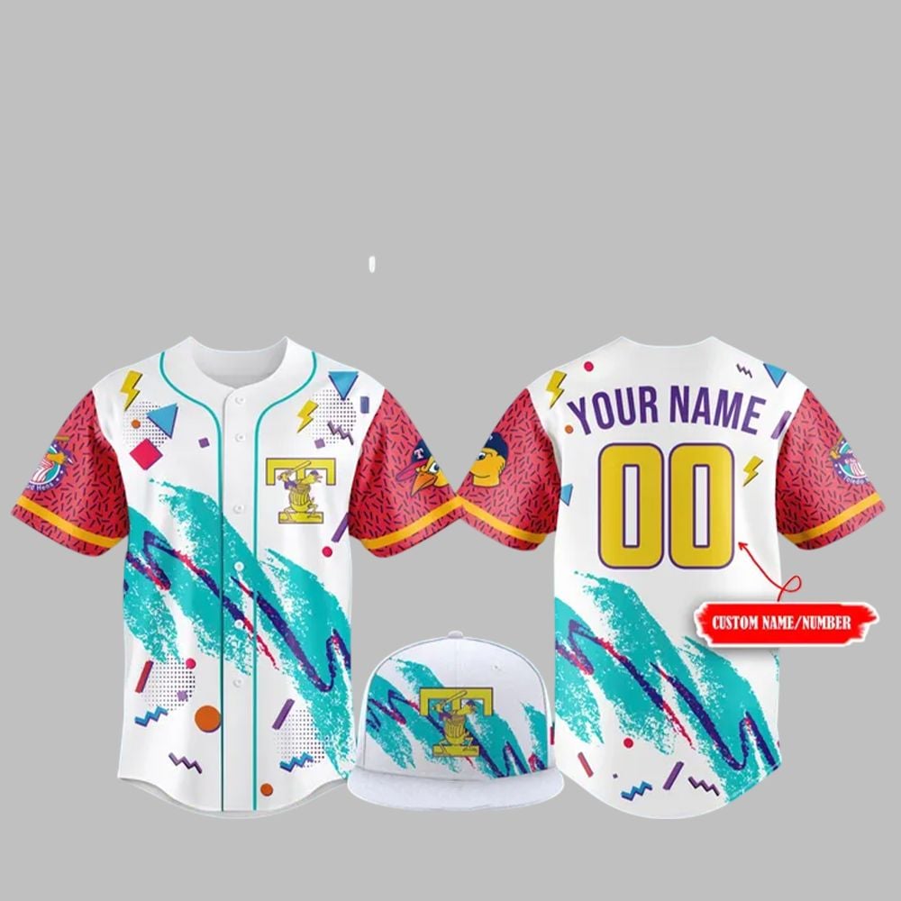 2025 The Toledo Mud Hen 90s Jersey sports jersey product view 1