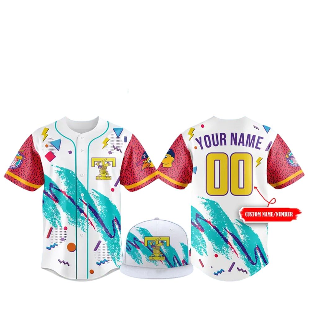 2025 The Toledo Mud Hen 90s Jersey sports jersey product view 2