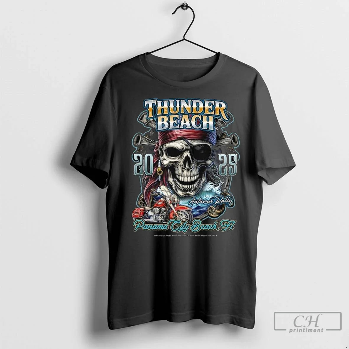 2025 Thunder Autumn Rally Oceano Pirate Long Sleve T Shirts Unisex T-shirt, Sweatshirt, Hoodie, Long Sleeve Tee - T-Shirt, Sweatshirt, Hoodie