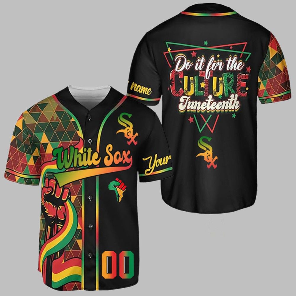 2025 White Sox Juneteenth Day Jersey baseball jersey product view 1