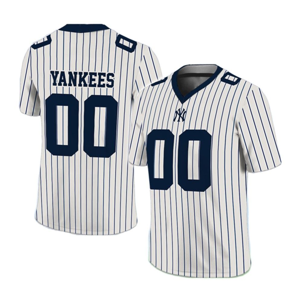 2025 Yankees Football Jersey Giveaway football jersey product view 2