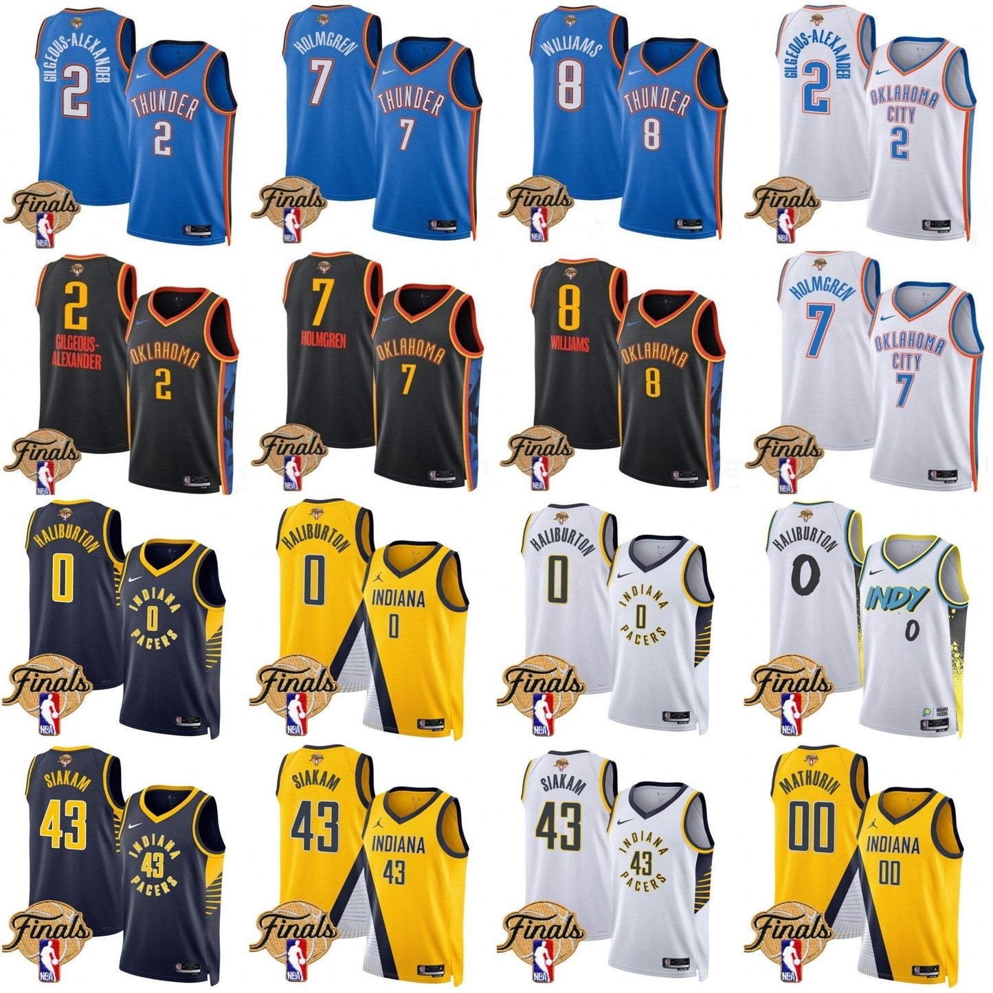 2025 NBA Finals Basketball Jersey basketball jersey product view 1