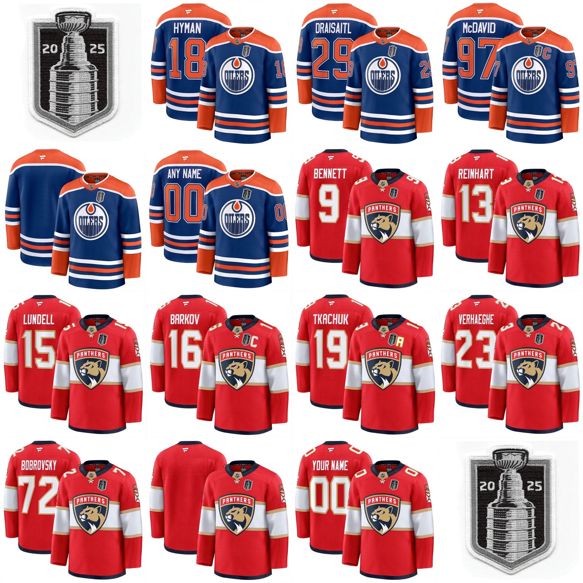 2025 Stanley Cup Final Hockey Jersey hockey jersey product view 1