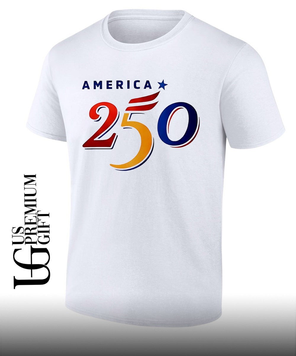 2026 America 250 logo shirt Unisex T-shirt, Sweatshirt, Hoodie, Long Sleeve Tee - T-Shirt, Sweatshirt, Hoodie
