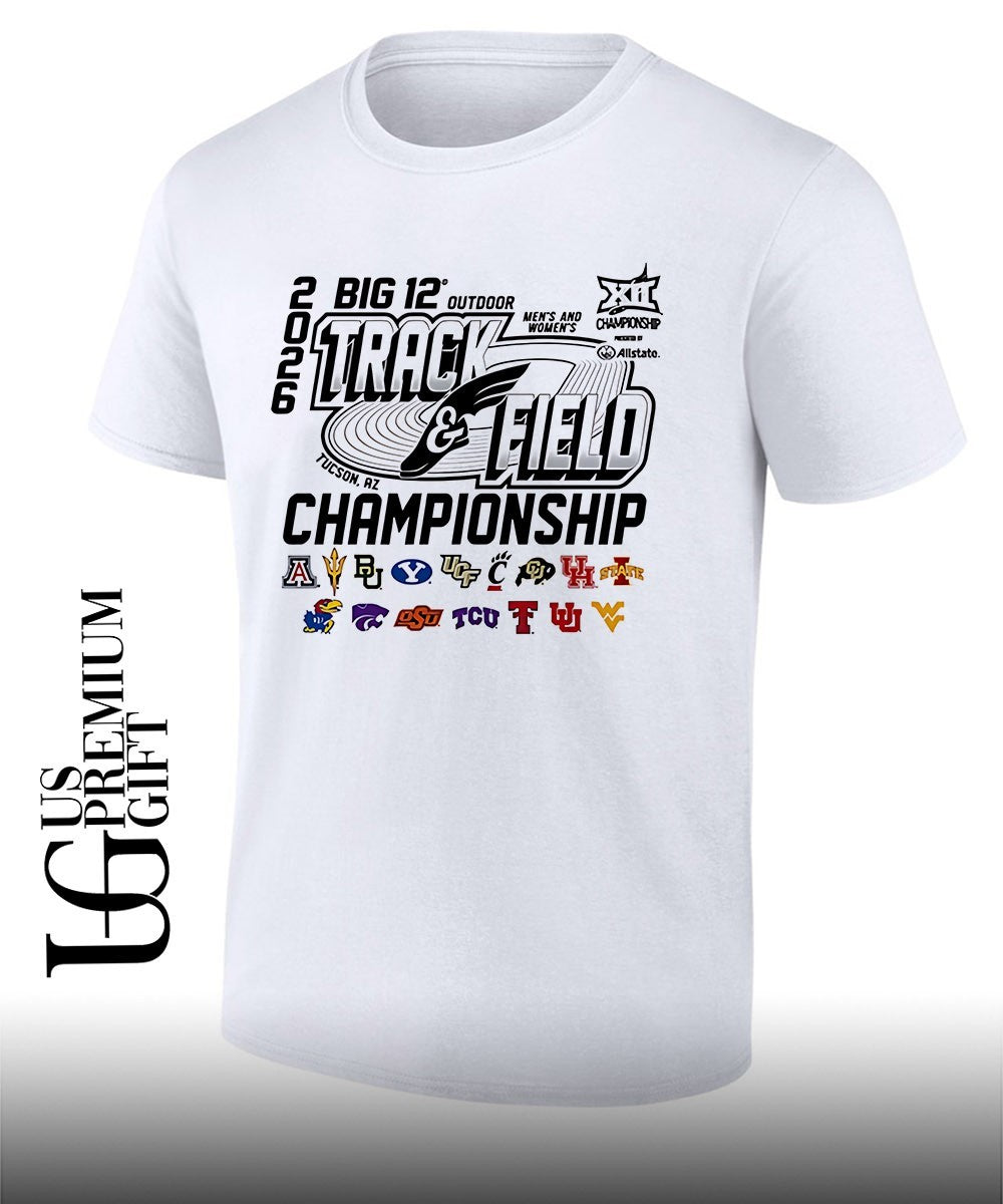 2026 Big 12 Outdoor Track & Field Championships logo shirt Unisex T-shirt, Sweatshirt, Hoodie, Long Sleeve Tee - T-Shirt, Sweatshirt, Hoodie