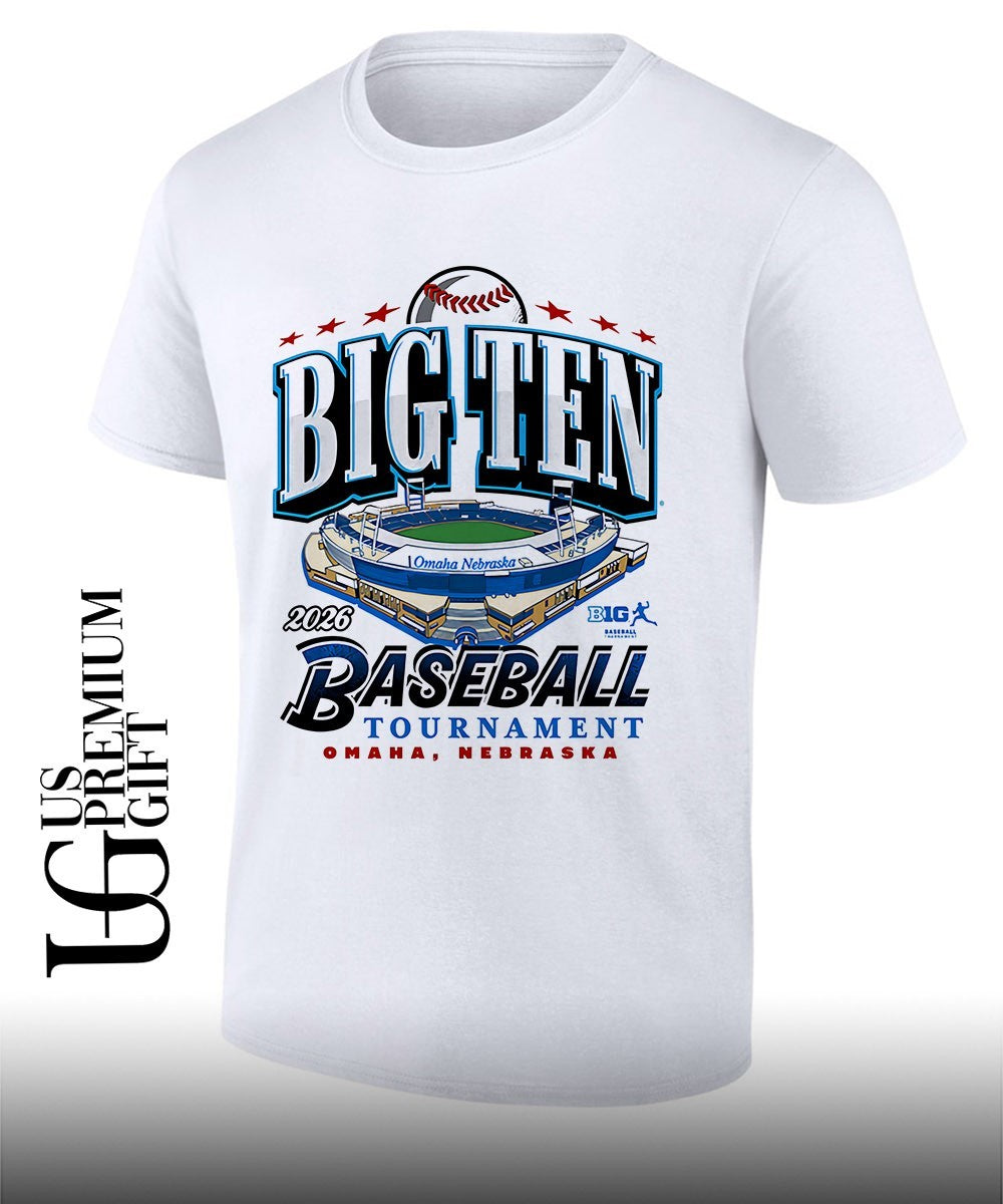 2026 Big Ten Baseball Tournament Stadium shirt Unisex T-shirt, Sweatshirt, Hoodie, Long Sleeve Tee - T-Shirt, Sweatshirt, Hoodie