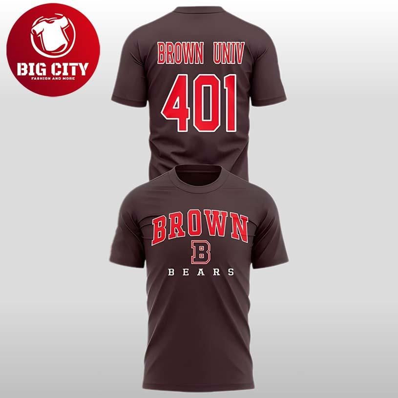 2026 Boston Bruins Brown 401 Brown Univ Two Sided Shirt Unisex T-shirt, Sweatshirt, Hoodie, Long Sleeve Tee - T-Shirt, Sweatshirt, Hoodie