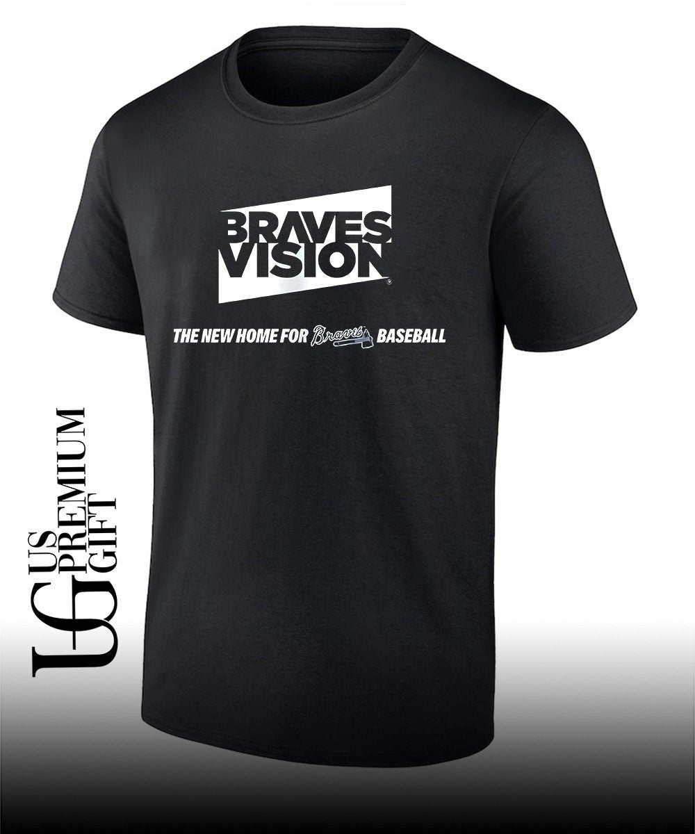 2026 BravesVision The New Home For Atlanta Braves Baseball shirt Unisex T-shirt, Sweatshirt, Hoodie, Long Sleeve Tee - T-Shirt, Sweatshirt, Hoodie