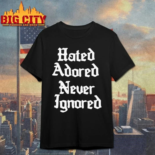 2026 Casemiro Hated Adored Never Ignored shirt Unisex T-shirt, Sweatshirt, Hoodie, Long Sleeve Tee - T-Shirt, Sweatshirt, Hoodie