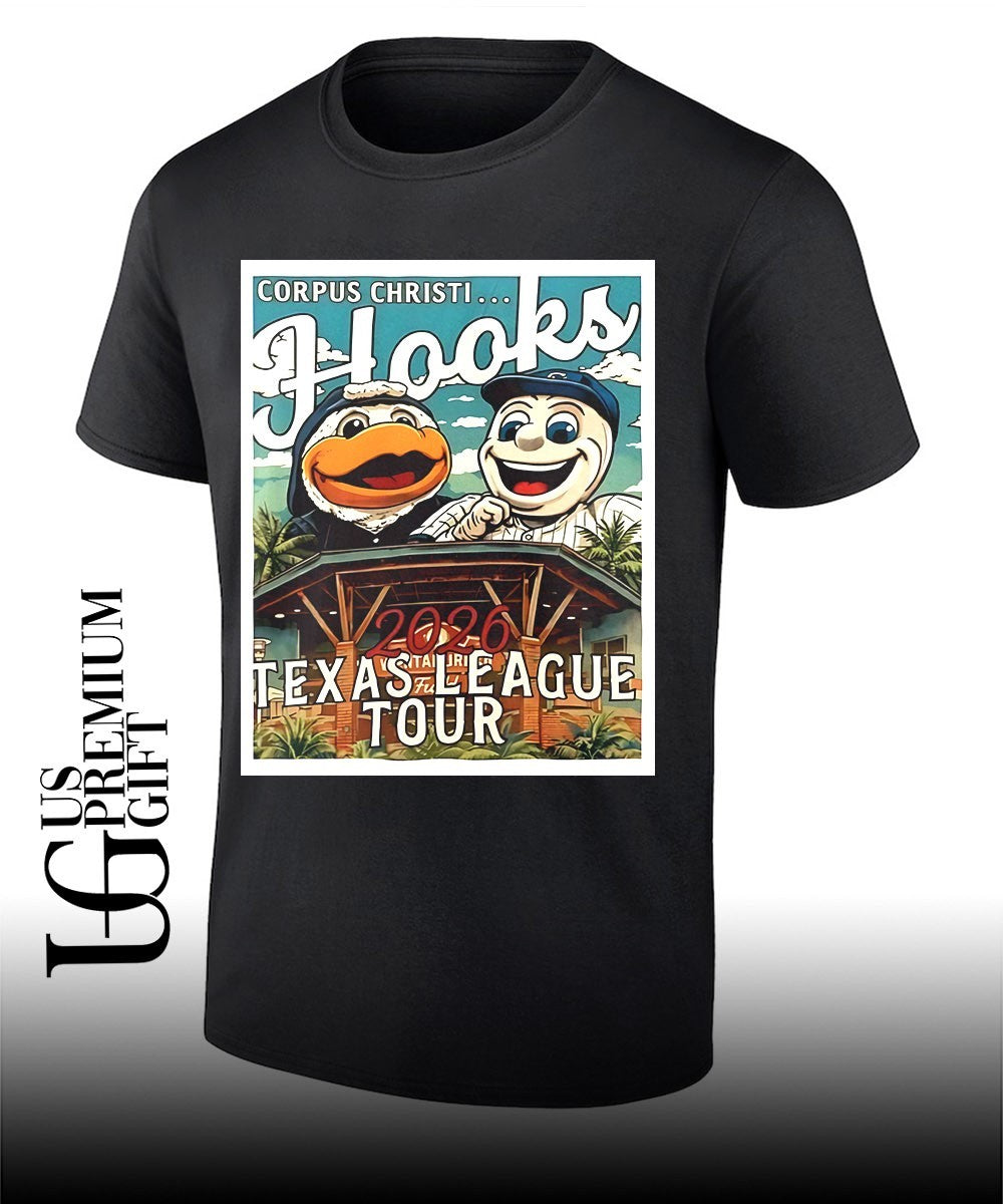 2026 Corpus Christi Hooks Opening Night Texas League Tour shirt Unisex T-shirt, Sweatshirt, Hoodie, Long Sleeve Tee - T-Shirt, Sweatshirt, Hoodie