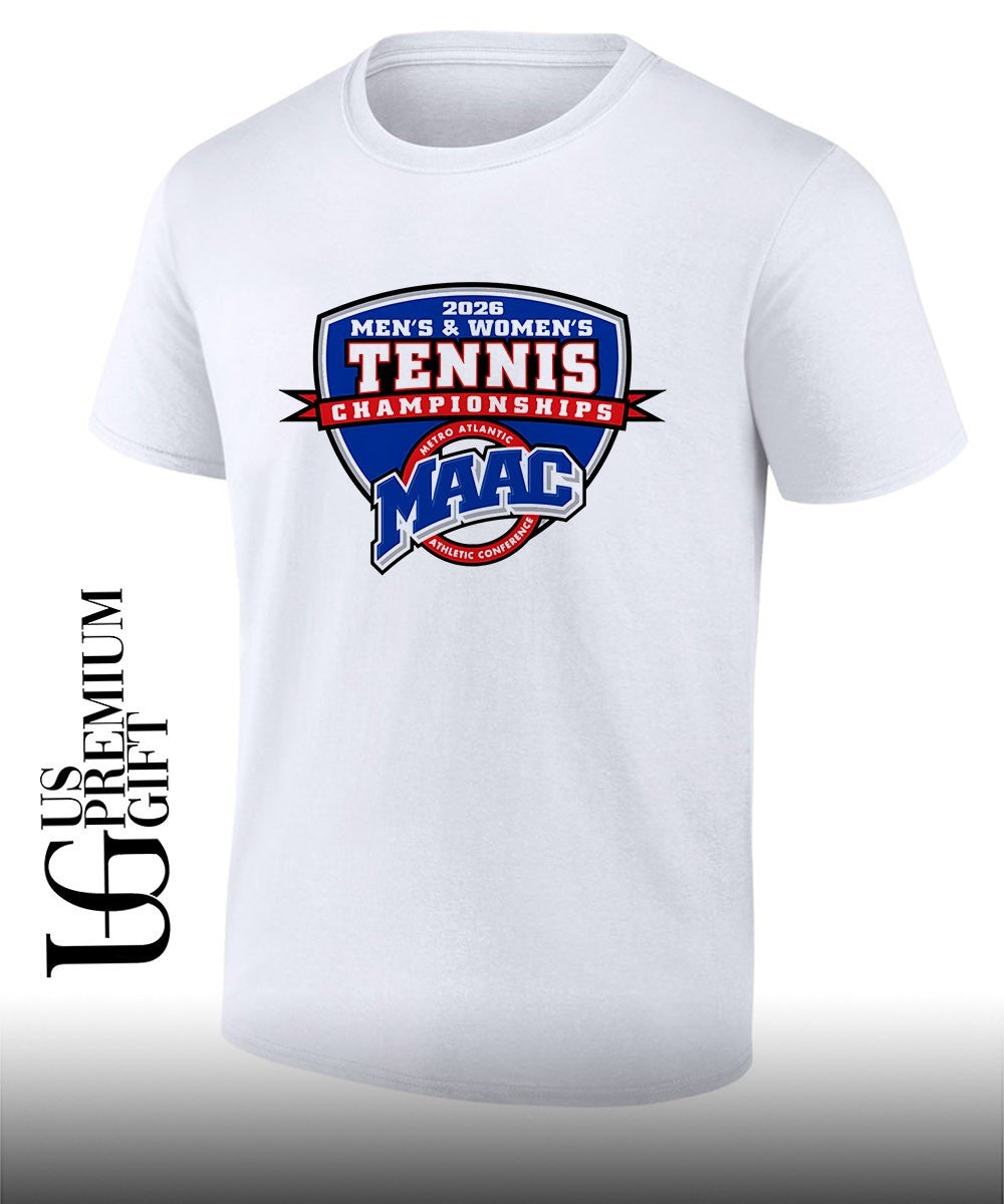 2026 Mens and Womens Tennis Championships MAAC logo shirt Unisex T-shirt, Sweatshirt, Hoodie, Long Sleeve Tee - T-Shirt, Sweatshirt, Hoodie