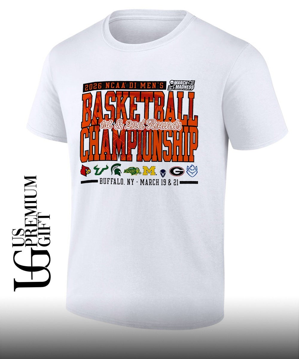 2026 NCAA DI Mens Basketball Championship 1St and 2nd Rounds March Madness shirt Unisex T-shirt, Sweatshirt, Hoodie, Long Sleeve Tee - T-Shirt, Sweatshirt, Hoodie