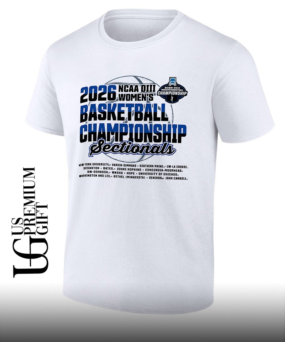 2026 NCAA DIII Womens basketball Championship Sectionals shirt Unisex T-shirt, Sweatshirt, Hoodie, Long Sleeve Tee - T-Shirt, Sweatshirt, Hoodie