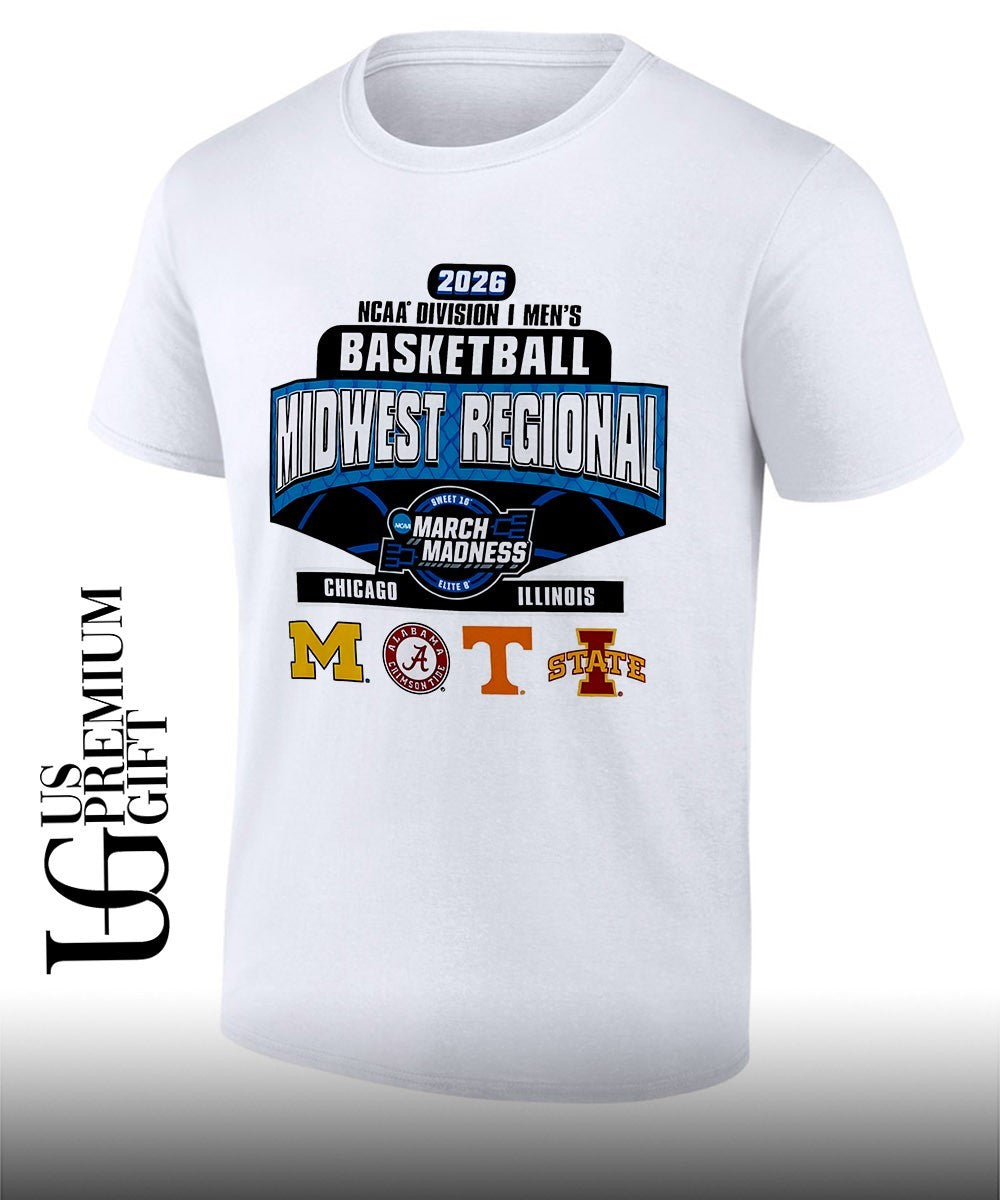 2026 NCAA Division 1 Mens basketball Midwest Regional March Madness Sweet 16 Chicago Illinois shirt - T-Shirt, Sweatshirt, Hoodie