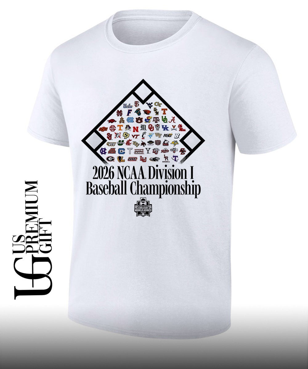 2026 NCAA Division I Baseball Championship shirt Unisex T-shirt, Sweatshirt, Hoodie, Long Sleeve Tee - T-Shirt, Sweatshirt, Hoodie