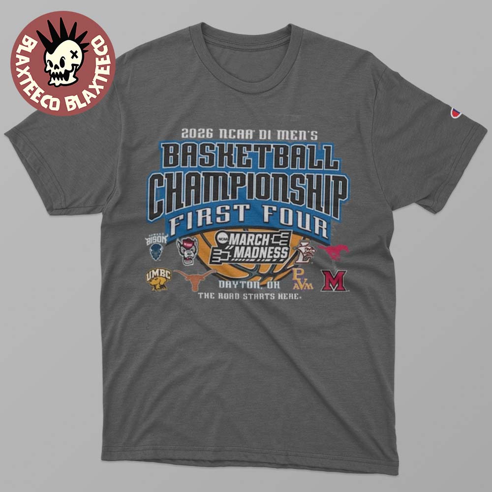 2026 NCAA Division I Mens Basketball Championship March Madness First Four Dayton Ohio T-Shirt - T-Shirt, Sweatshirt, Hoodie