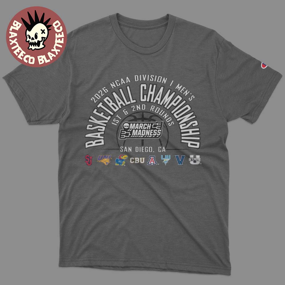 2026 NCAA Division I Mens Basketball Championship March Madness San Diego California T-Shirt - T-Shirt, Sweatshirt, Hoodie
