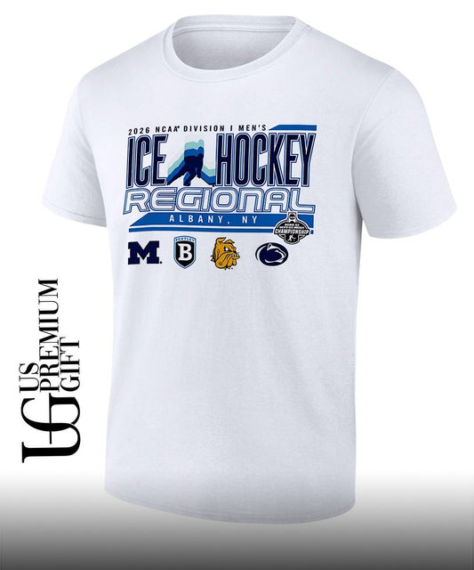 2026 NCAA Division I Mens Ice Hockey Regional Albany Ny shirt Unisex T-shirt, Sweatshirt, Hoodie, Long Sleeve Tee - T-Shirt, Sweatshirt, Hoodie