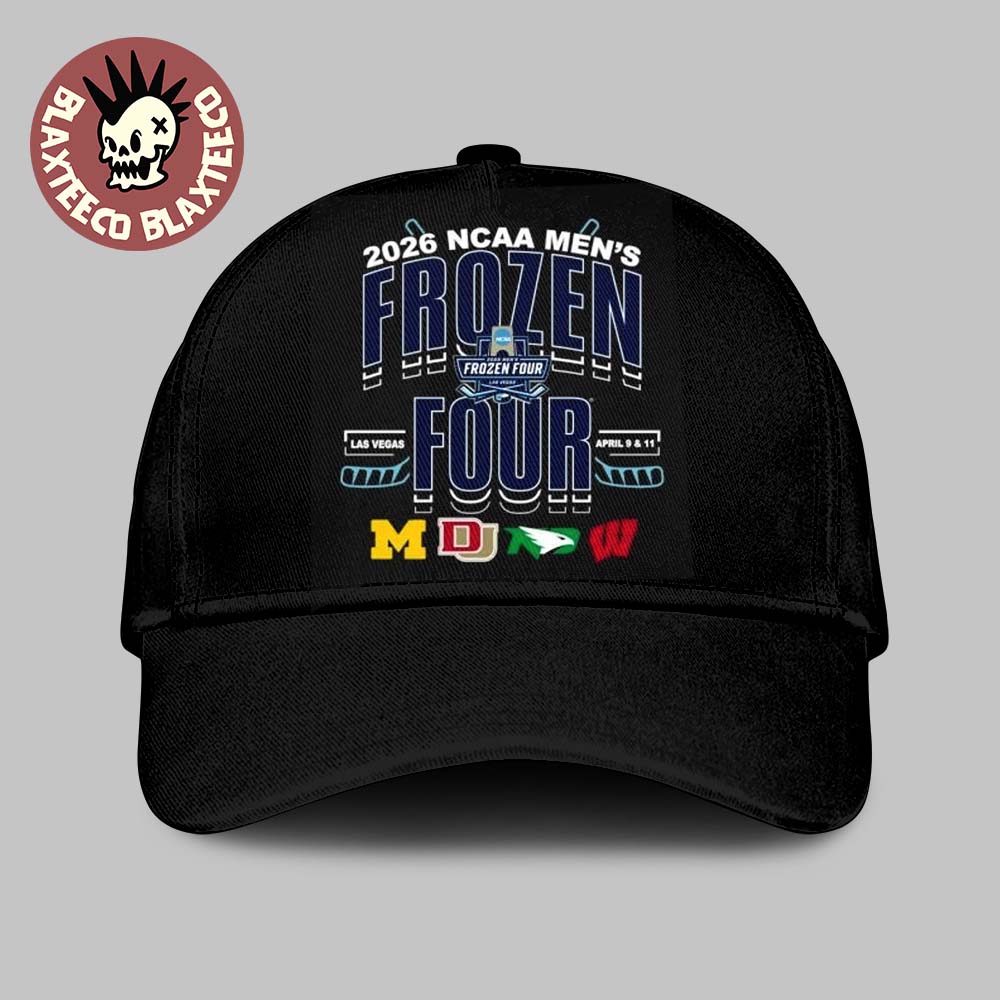 2026 NCAA Frozen Four Las Vegas Teams Matchup Logo Cap Hat Snapback Unisex T-shirt, Sweatshirt, Hoodie, Long Sleeve Tee - T-Shirt, Sweatshirt, Hoodie