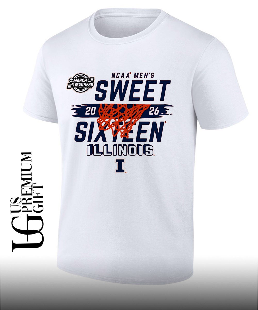 2026 NCAA March Madness Illinois Fighting Illini basketball Sweet 16 Bound shirt Unisex T-shirt, Sweatshirt, Hoodie, Long Sleeve Tee - T-Shirt, Sweatshirt, Hoodie