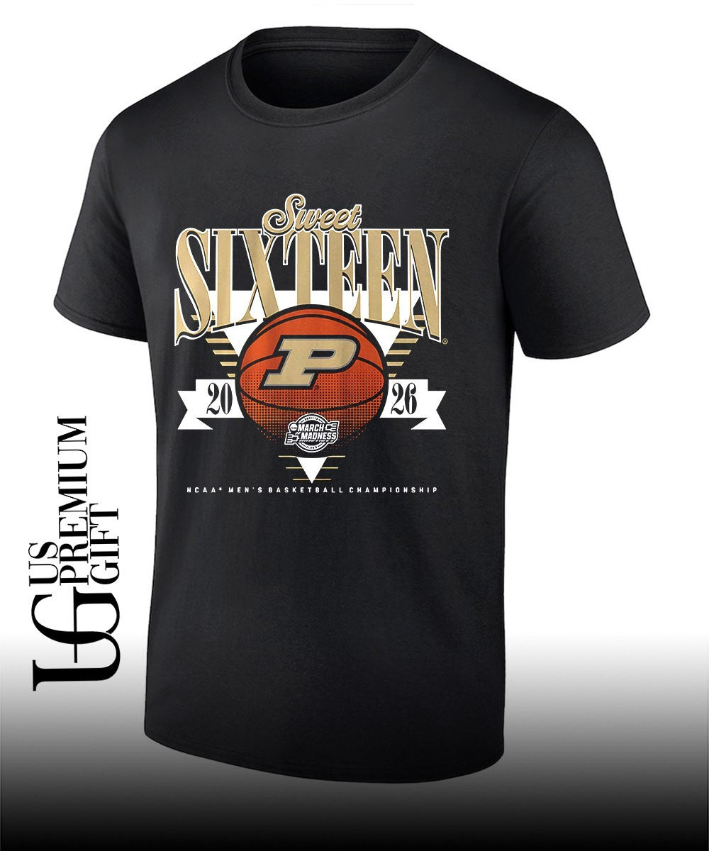 2026 NCAA March Madness Sweet Sixteen Purdue Boilermakers Mens basketball Championship shirt - T-Shirt, Sweatshirt, Hoodie