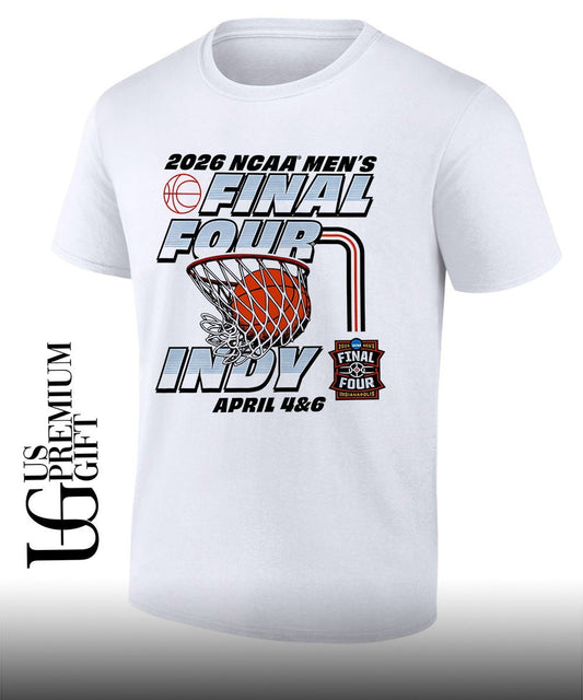 2026 NCAA Mens Basketball Final Four Indy Hoop shirt Unisex T-shirt, Sweatshirt, Hoodie, Long Sleeve Tee - T-Shirt, Sweatshirt, Hoodie