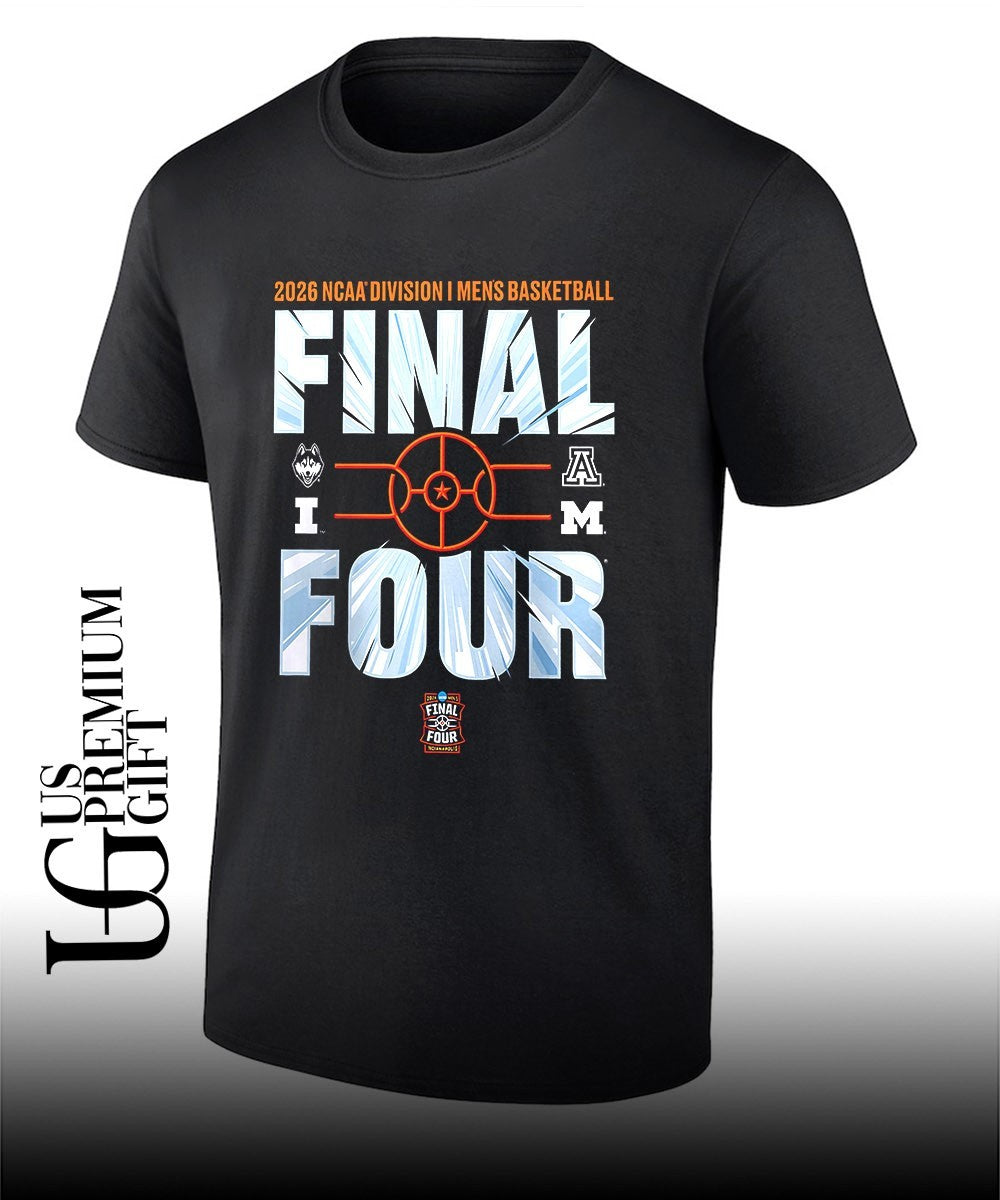 2026 NCAA Mens Basketball Tournament March Madness Final Four shirt Unisex T-shirt, Sweatshirt, Hoodie, Long Sleeve Tee - T-Shirt, Sweatshirt, Hoodie