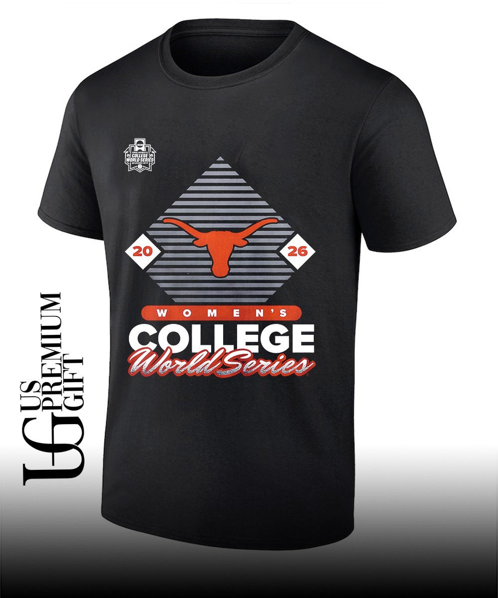 2026 NCAA Texas Longhorns Softball Womens College World Series shirt Unisex T-shirt, Sweatshirt, Hoodie, Long Sleeve Tee - T-Shirt, Sweatshirt, Hoodie