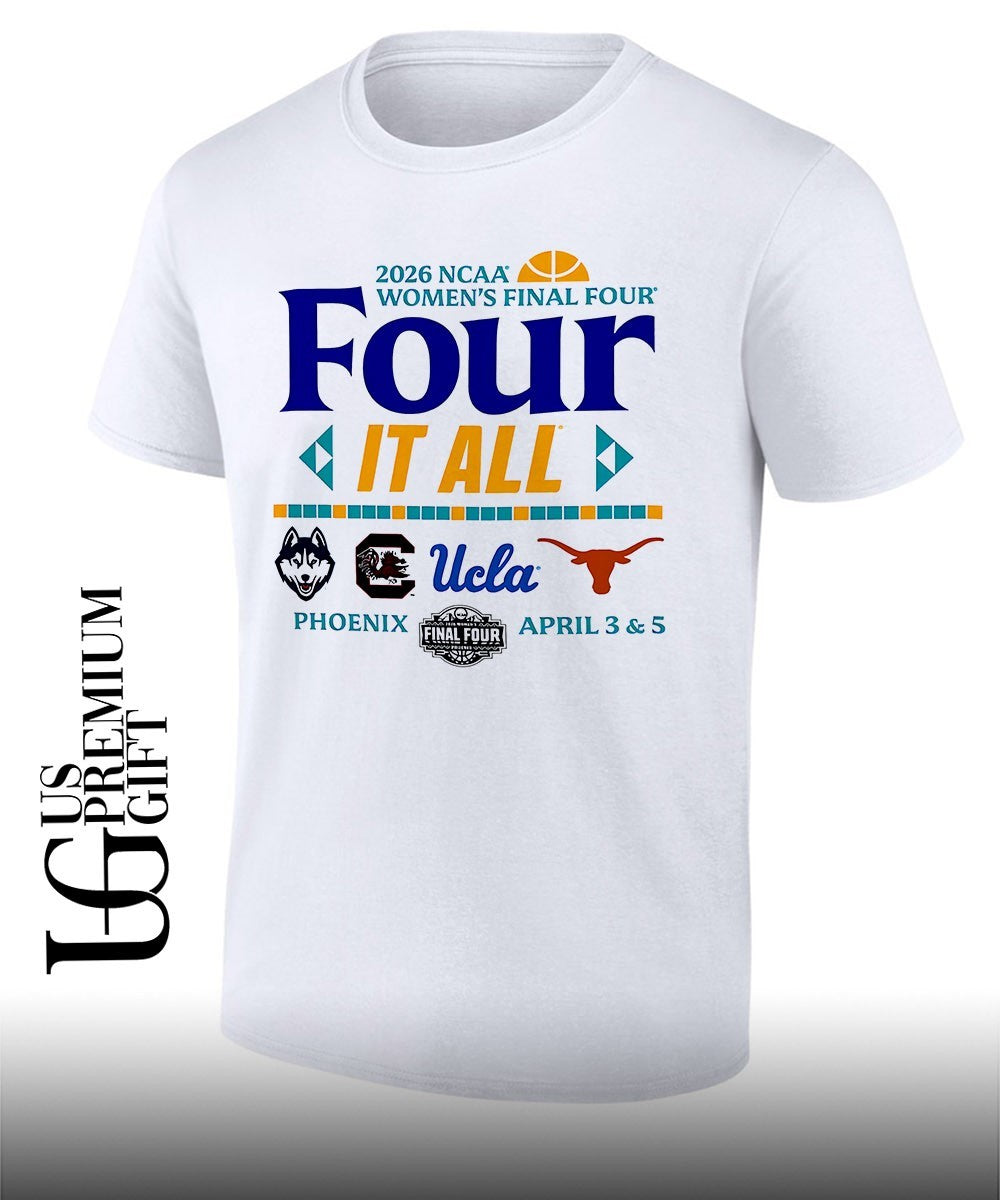 2026 NCAA Womens Final Four Four It All Phoenix Arizona 2026 shirt Unisex T-shirt, Sweatshirt, Hoodie, Long Sleeve Tee - T-Shirt, Sweatshirt, Hoodie