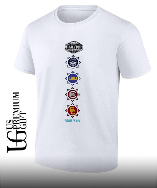2026 NCAA Womens Final Four NCAA 4 Team Four It All logo shirt Unisex T-shirt, Sweatshirt, Hoodie, Long Sleeve Tee - T-Shirt, Sweatshirt, Hoodie