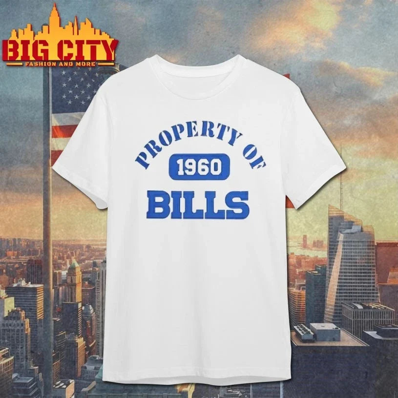 2026 Property Of 1960 Bills shirt Unisex T-shirt, Sweatshirt, Hoodie, Long Sleeve Tee - T-Shirt, Sweatshirt, Hoodie