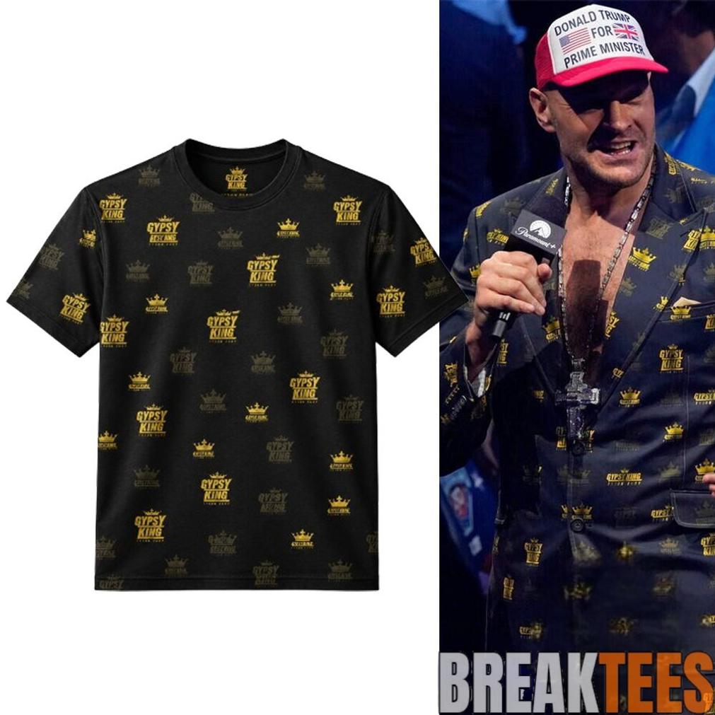 2026 Tyson Fury Gypsy King Crown Shirt At UFC 250 Unisex T-shirt, Sweatshirt, Hoodie, Long Sleeve Tee - T-Shirt, Sweatshirt, Hoodie