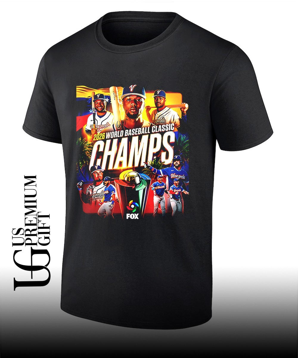 2026 Venezuela Team World Baseball Classic Champions poster shirt Unisex T-shirt, Sweatshirt, Hoodie, Long Sleeve Tee - T-Shirt, Sweatshirt, Hoodie