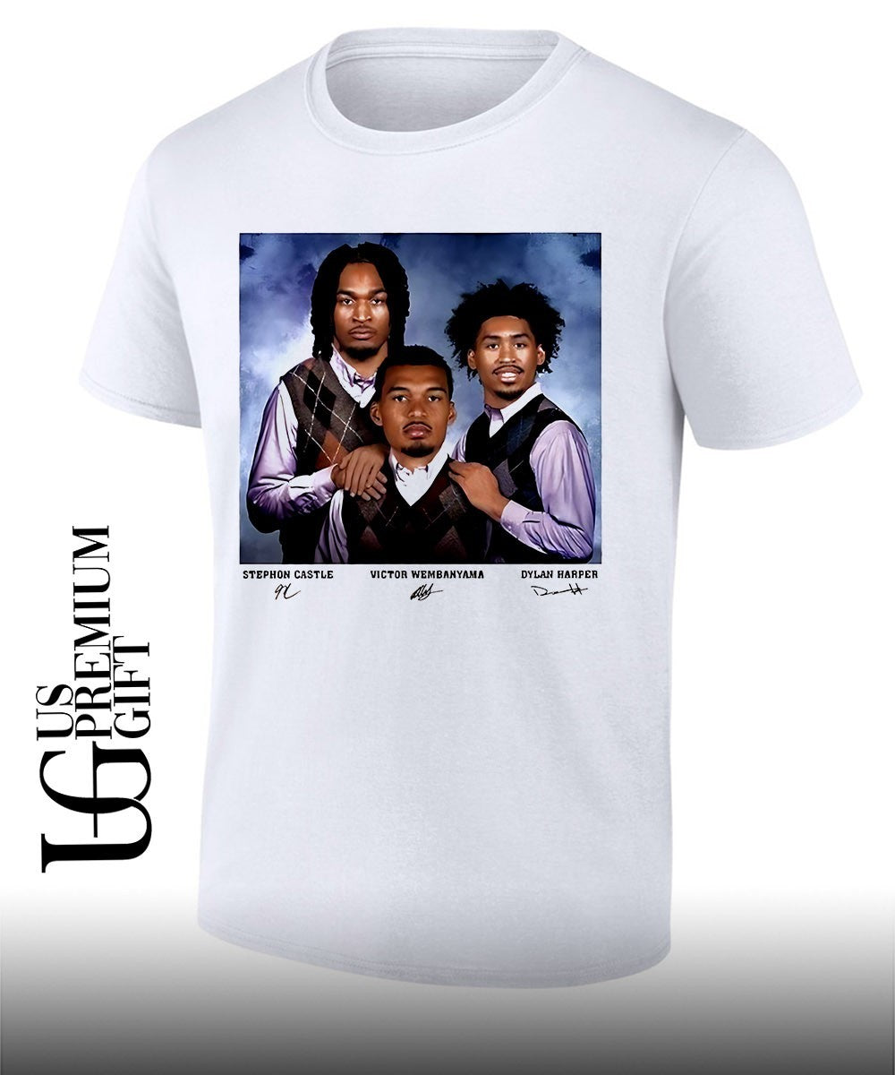 2026 Victor Wembanyama Dylan Harper and Stephon Castle San Antonio Spurs NBA Step Brothers signature shirt - T-Shirt, Sweatshirt, Hoodie