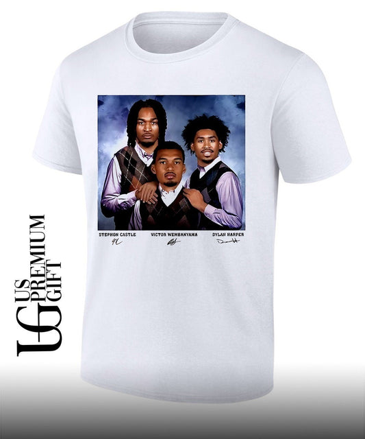 2026 Victor Wembanyama Dylan Harper and Stephon Castle San Antonio Spurs NBA Step Brothers signature shirt - T-Shirt, Sweatshirt, Hoodie