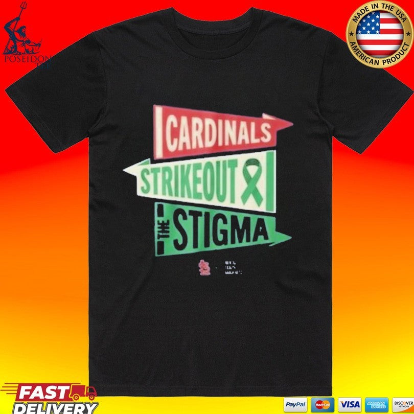 2026 Cardinals Mental Health Awareness Giveaway T-shirt Unisex T-shirt, Sweatshirt, Hoodie, Long Sleeve Tee - T-Shirt, Sweatshirt, Hoodie