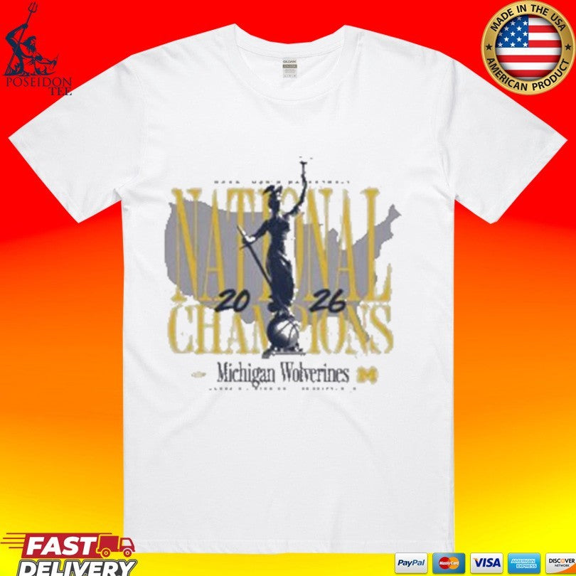 2026 Mens Basketball Michigan Wolverines National Champions T-shirt Unisex T-shirt, Sweatshirt, Hoodie, Long Sleeve Tee - T-Shirt, Sweatshirt, Hoodie