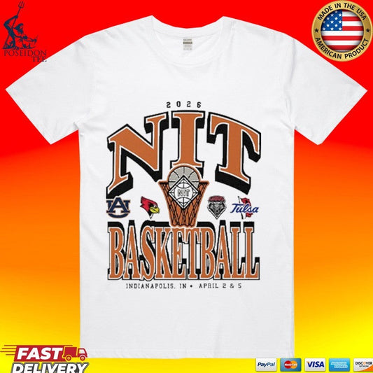 2026 NIT Mens Basketball Indianapolis April 2 & 5 T-shirt Unisex T-shirt, Sweatshirt, Hoodie, Long Sleeve Tee - T-Shirt, Sweatshirt, Hoodie