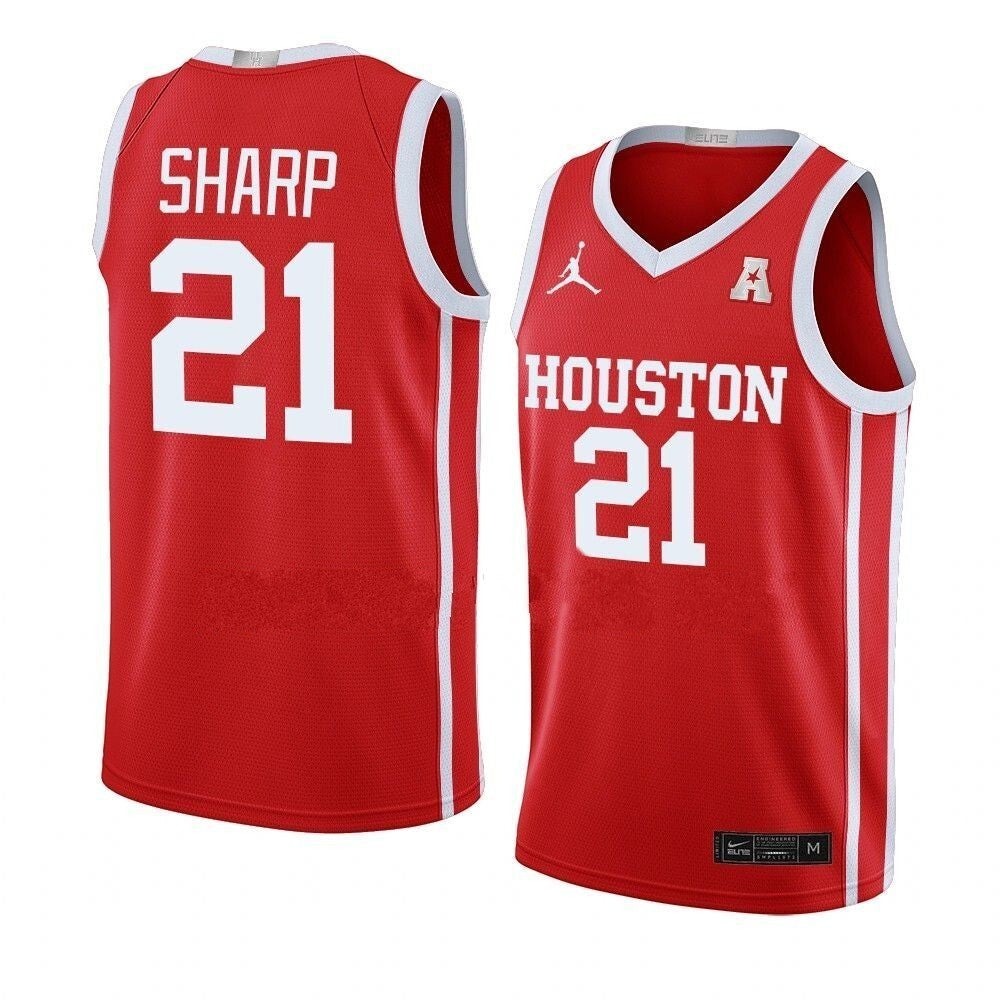 21 Emanuel Sharp Style 2 College Football Jersey football jersey product view 1